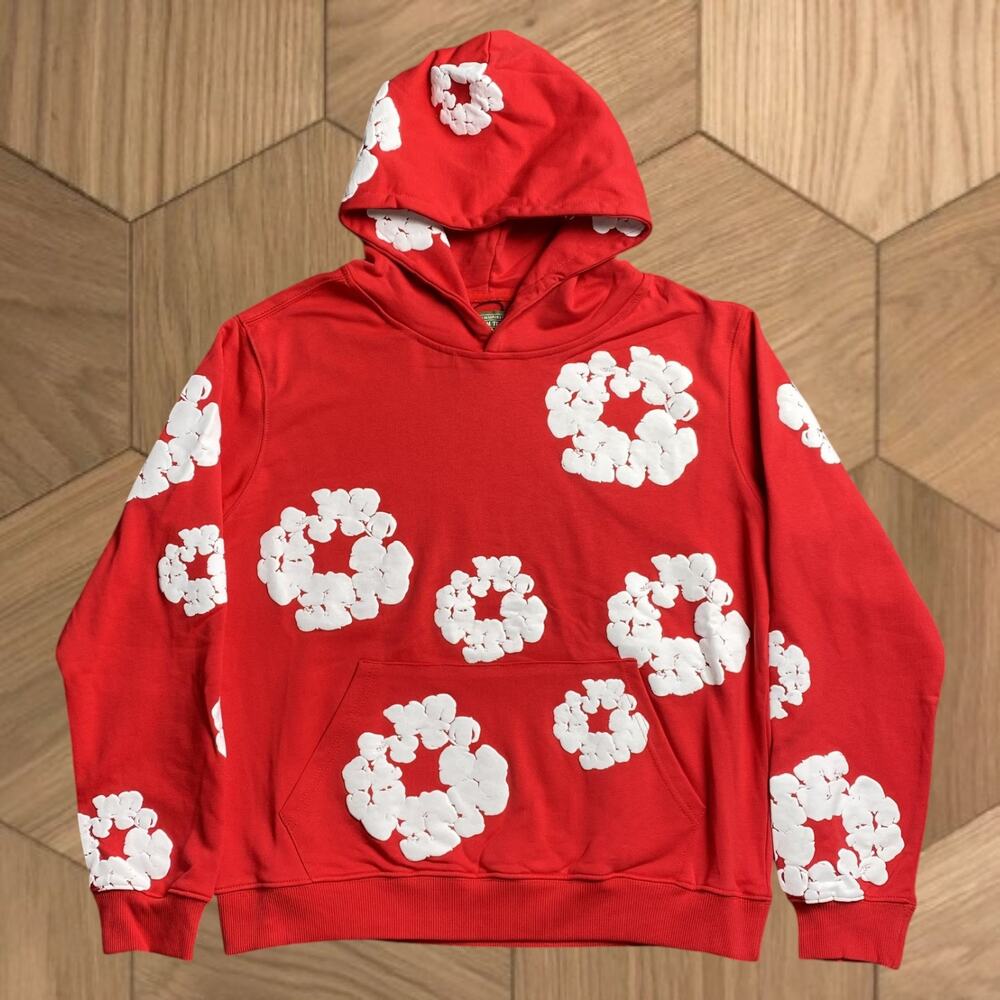 DENIM TEARS Hoodie Red